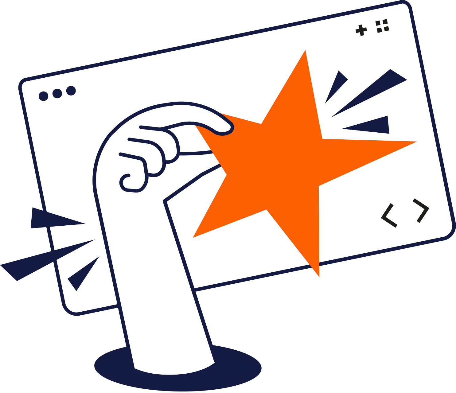 Website performance illustration
